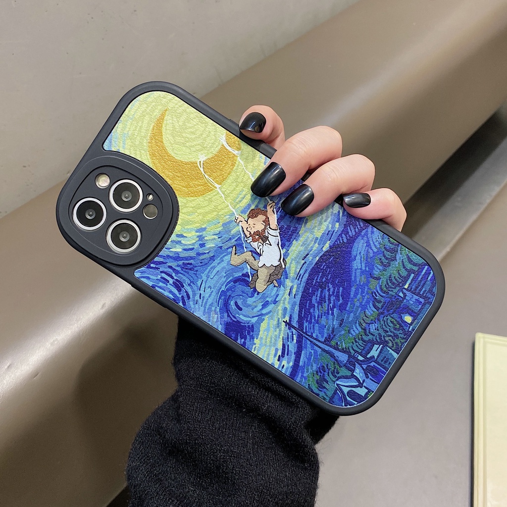 Ốp Điện Thoại Họa Tiết Tranh van gogh Dành Cho iphone 14 13 pro max 12pro 11 xsmax xr 7plus 8plus