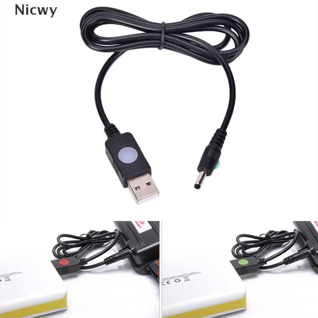 Dây Cáp Sạc Usb Dc 3.5mm Cho Đèn Pin