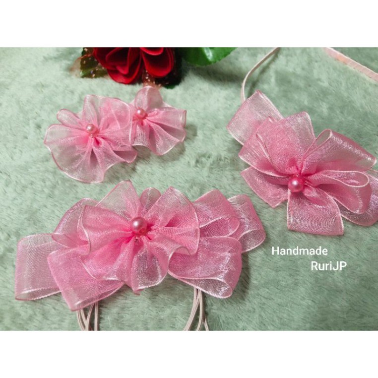 Combo băng đô, kẹp nơ, cột tóc xinh xắn cho bé gái