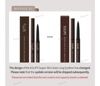 Chì kẻ mắt EGLIPS super slim auto long eyeliner