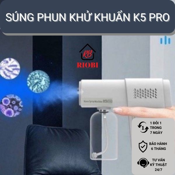 SÚNG PHUN KHỬ KHUẨN K5 PRO ( Phiên bản K5 nâng cấp)