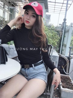 Áo Giữ Nhiệt -Lót Nỉ - Co Dãn Cổ 3 Phân