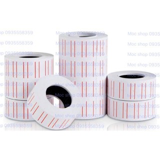 10 cuộn giấy dùng cho dán giá sản phẩm