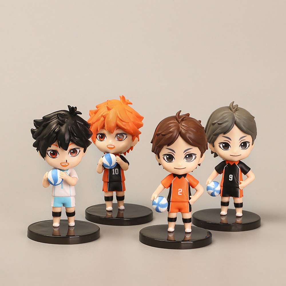Epoch Set 4 Mô Hình Nhân Vật Phim Hoạt Hình Tobio Kageyama Haikyuu 10cm Bằng Pvc