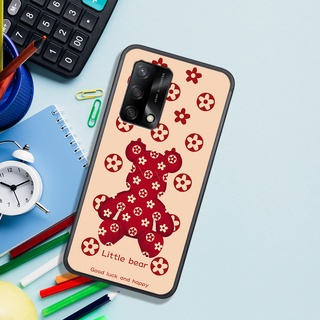 ỐP LƯNG  OPPO A54 4G - A54 5G - A55 4G - A55 5G, IN HÌNH GẤU BEAR LOVELY ĐỘC LẠ.