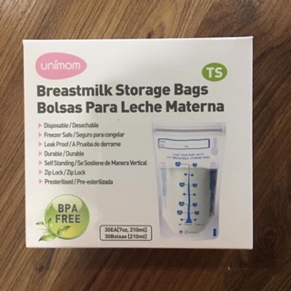 Túi Trữ Sữa Unimom Compact Không Có BPA 210M (60 túi/hộp)