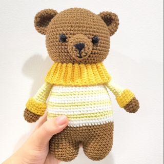 Thú len handmade: Gấu Misa