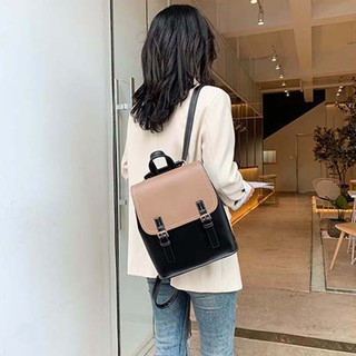 Balo da nữ thời trang hàn quốc cao cấp nhiều ngăn - Mssimly