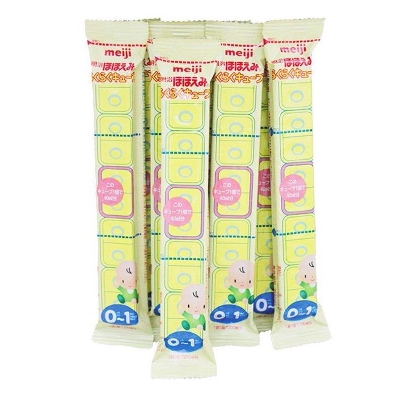 SỮA MEIJI THANH SỐ 0 NỘI ĐỊA NHẬT 27gr (Date 11.2023) (TÁCH LẺ)