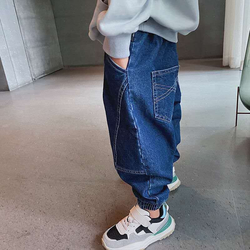 Boys' jeans pants children's Korean casual loose pants trendy children's wear