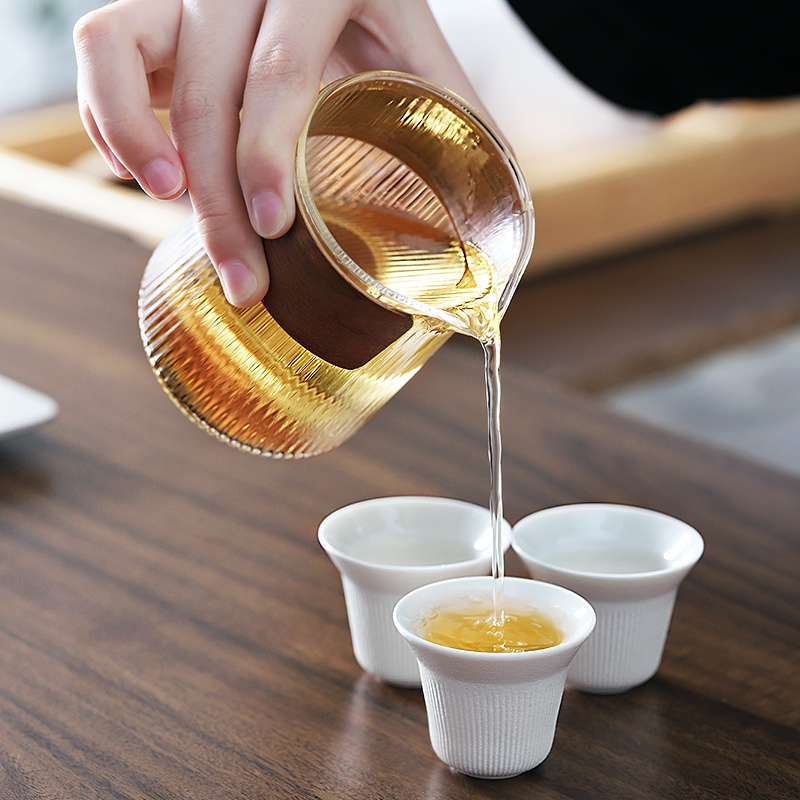 Bộ Ấm Chén Trà Bằng Gốm Sứ Kèm Hộp Lọc Kính Nhỏ Tiện Dụng Mang Theo Du Lịch