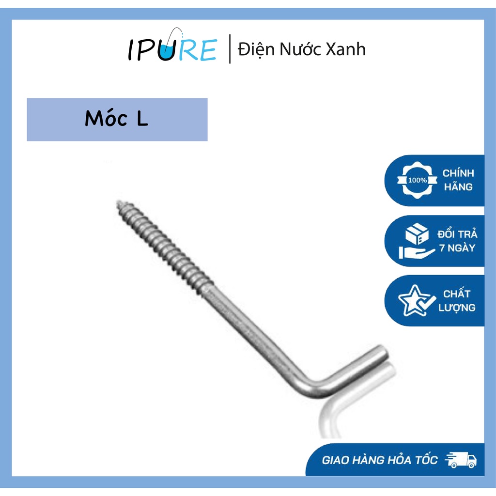 10 cái Vít chữ L nhiều kích thước Móc chữ L CÓ KÈM TẮC KÊ - DNX IPURE