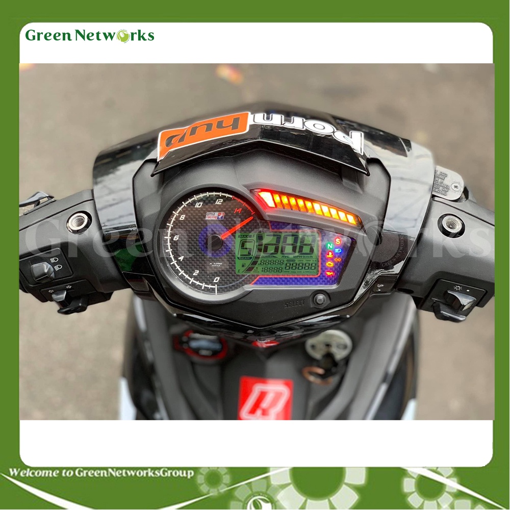 Đồng hồ điện tử do tốc Uma Racing Exciter 150 Cao Cấp Chính Hãng đến từ Uma Racing Malaysia - GreenNetWorks