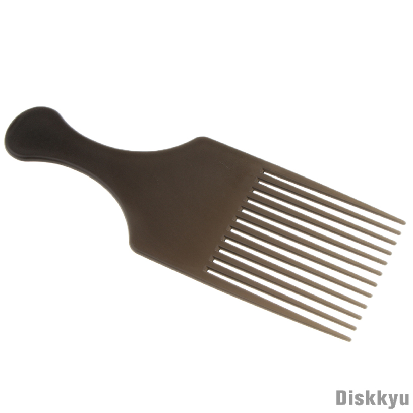 Handheld Afro Hair Pick Lift Comb Wide Tooth Curly Hairdressing Styling Comb