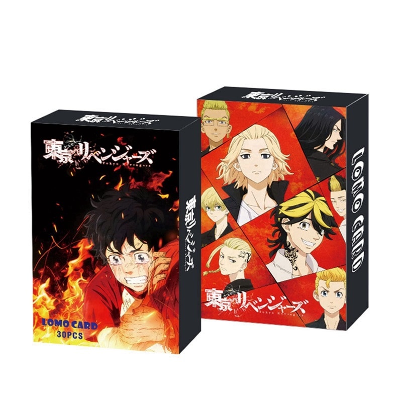 Lomo Card 30 Cái/bộ Anime Tokyo Revengers Cửu Âm Chân Kinh Kaisen Haikyuu