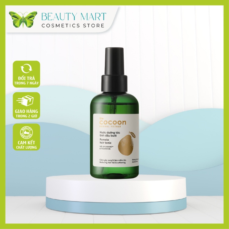 Xịt Dưỡng Tóc Tinh Dầu Bưởi Cocoon 140ml - giúp giảm tóc gãy rụng, kích thích mọc tóc dành cho phụ nữ sau sinh