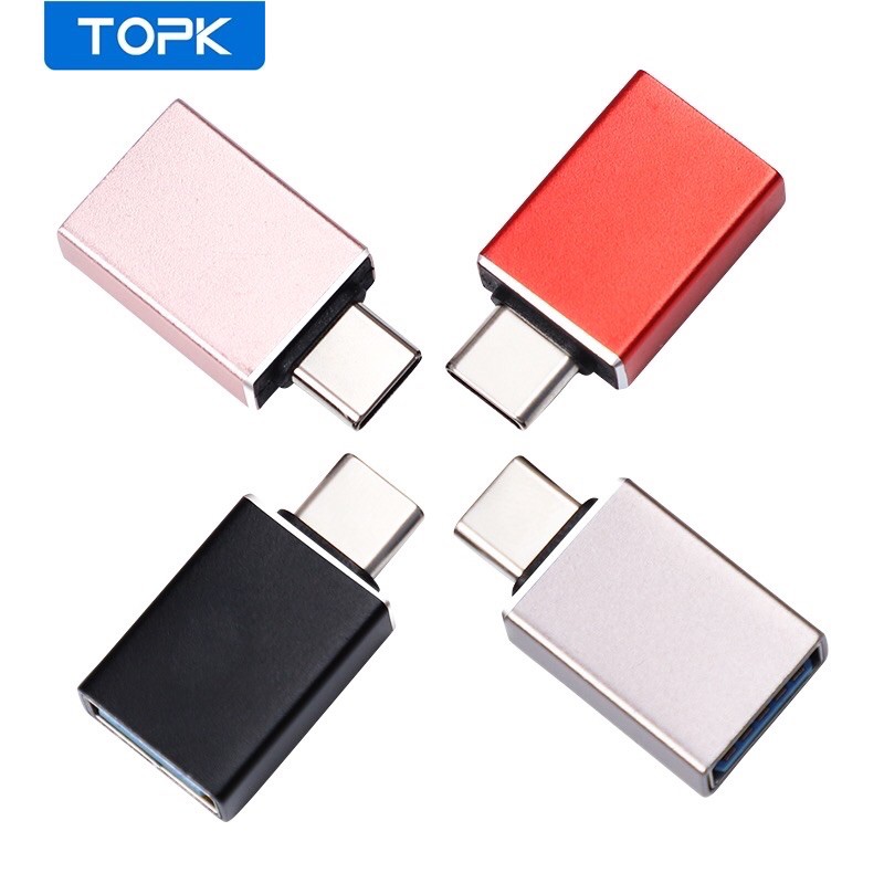 [Freeship] Đầu chuyển OTG Type-C sang USB 3.0 TOPK