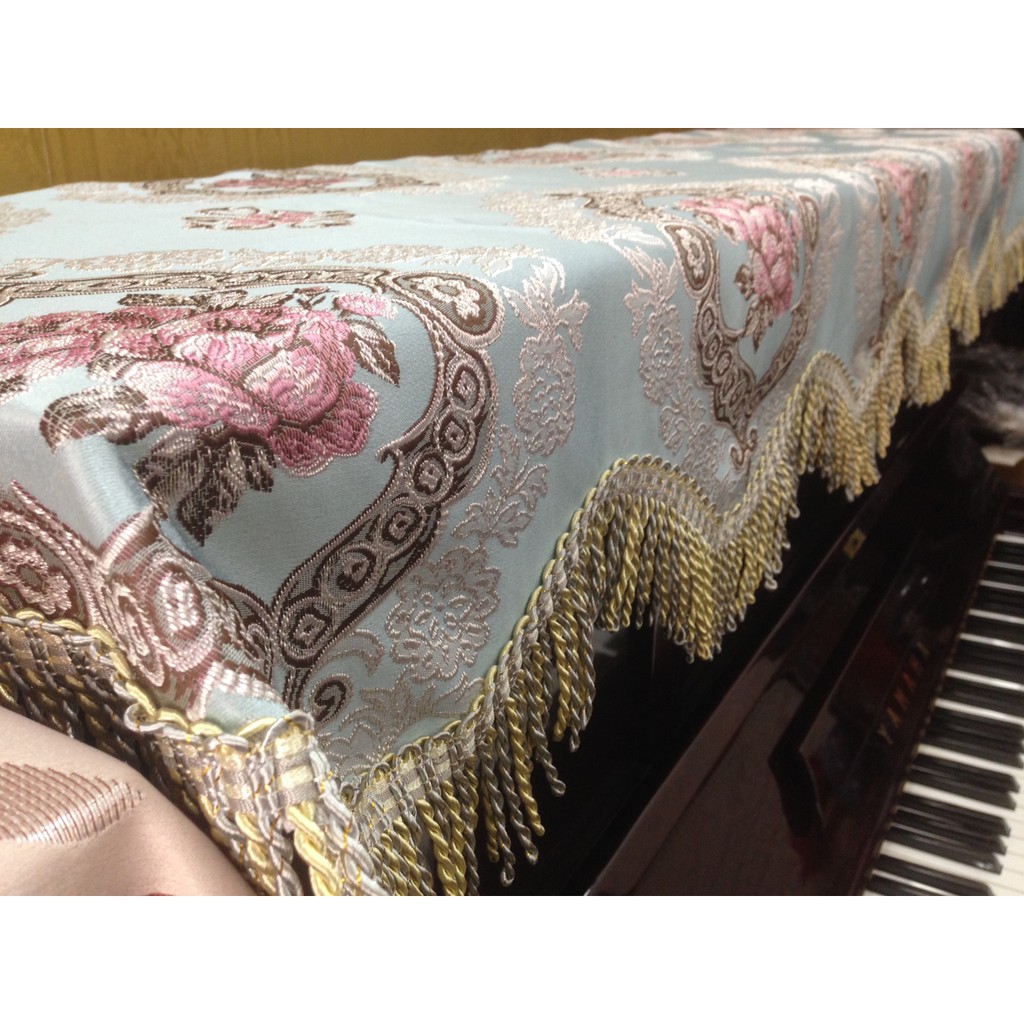 KHĂN PHỦ ĐÀN PIANO UPRIGHT GẤM - WL0112