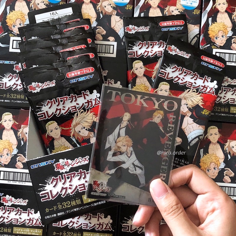 Gói kẹo kèm ảnh Clear Card Tokyo Revengers