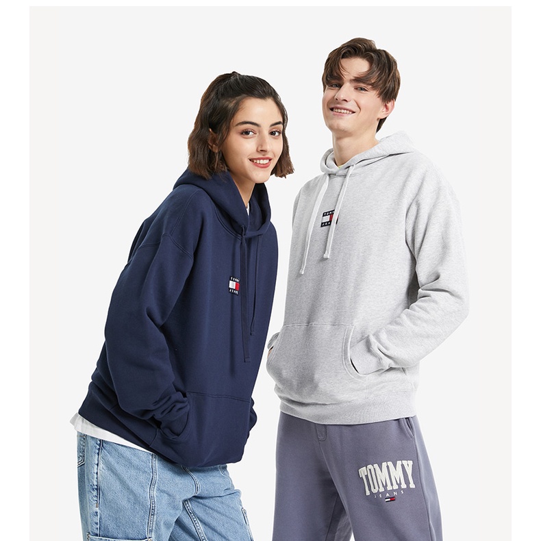 Áo Hoodie Tommy Chất Nhung cotton Dáng Rộng In Hình Lá Cờ Độc Đáo Cho Nam Và Nữ 11823