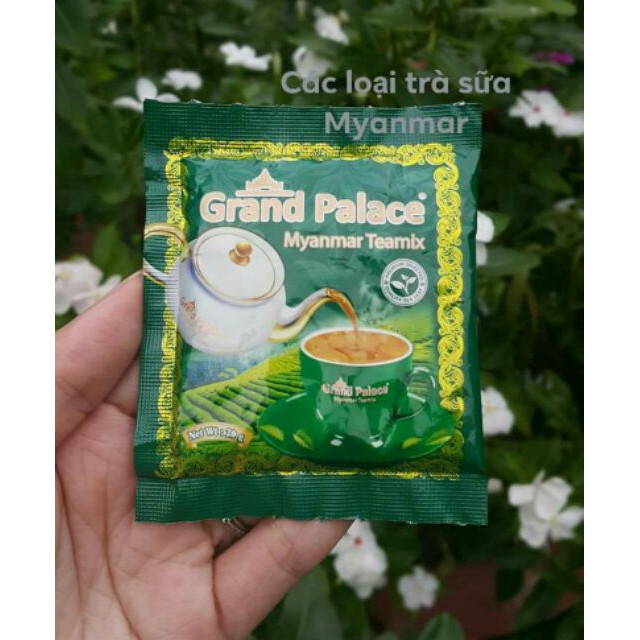 [ NGON THẬT LÀ NGON ] Combo 10 gói x 20gr Trà sữa Grand Palace Myanmar Teamix - (Date:08/2021)