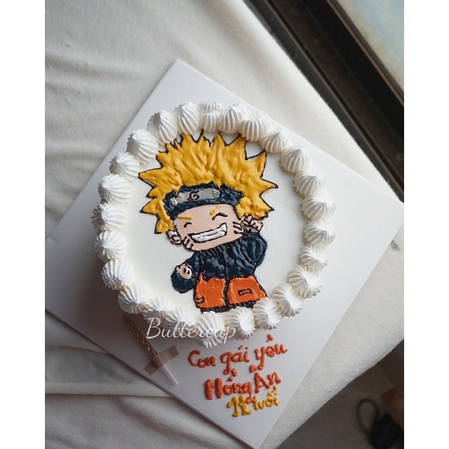 Bánh kem bento - bánh kem vẽ hình  - bento cake - size 16 - Đặt trước 2h - ship hoả tốc Nowship