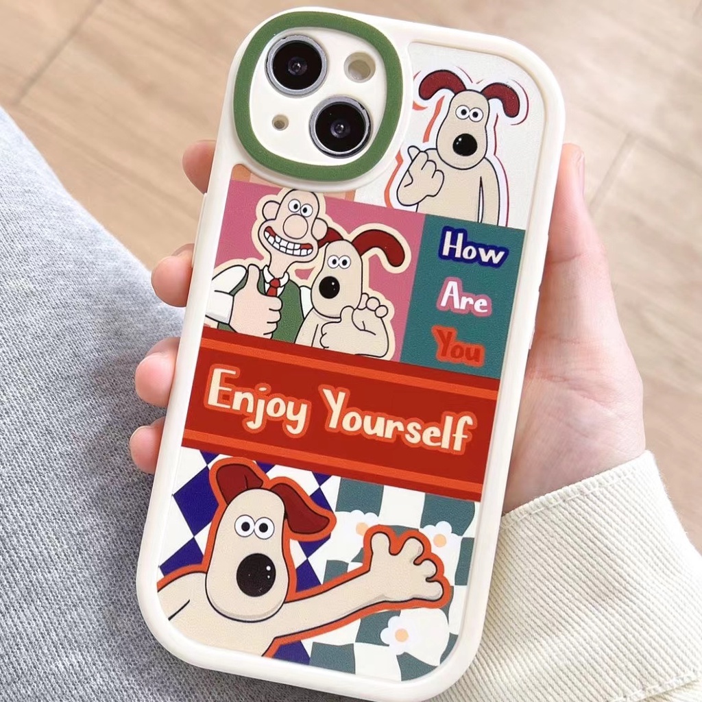 Case Samsung A13 4G A23 A33A53 A52S A52 A03 A03S A12 A32 4G A20 A30 M12 A73 A20S A21S A50 A50S A51 A30S A22 5G M23 A22 4G M22 A72 A71 S20 FE S21 FE S22 S22 Plus S22 Ultra M32 A13 5G Cartoon dog phone case