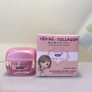 KEM UMI YẾN ĐỎ COLLAGEN trắng hồng tinh khiết