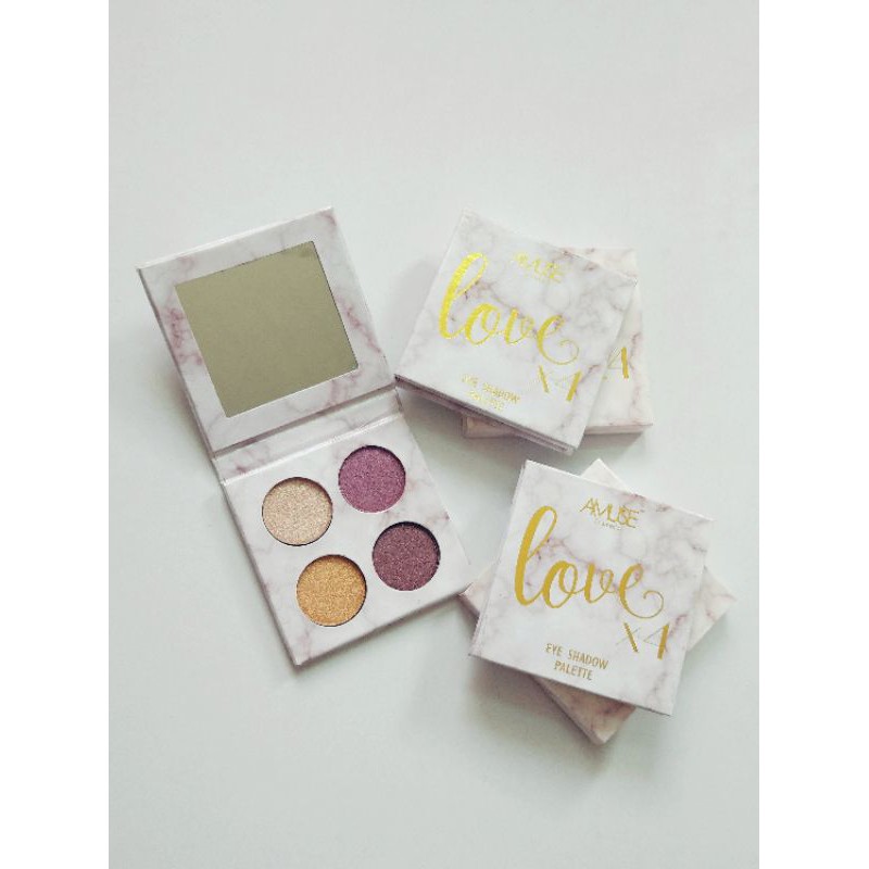 Phấn mắt AMUSE Love eyeshadow 4 màu 4g