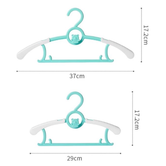 Móc treo quần áo thông minh 0-18 tuổi đồ sơ sinh trẻ em, móc phơi đồ em bé đa năng