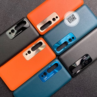 Ốp JOYROOM lưng DA viền camera Kim Loại cho Xiaomi Mi10/ Mi10pro