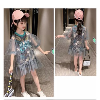 ĐẦM BÉ GÁI PHỐI REN MỀM