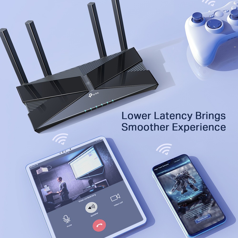 Router Wi-Fi 6 Gigabit Băng Tần Kép AX3000 Archer AX50-Chính hãng