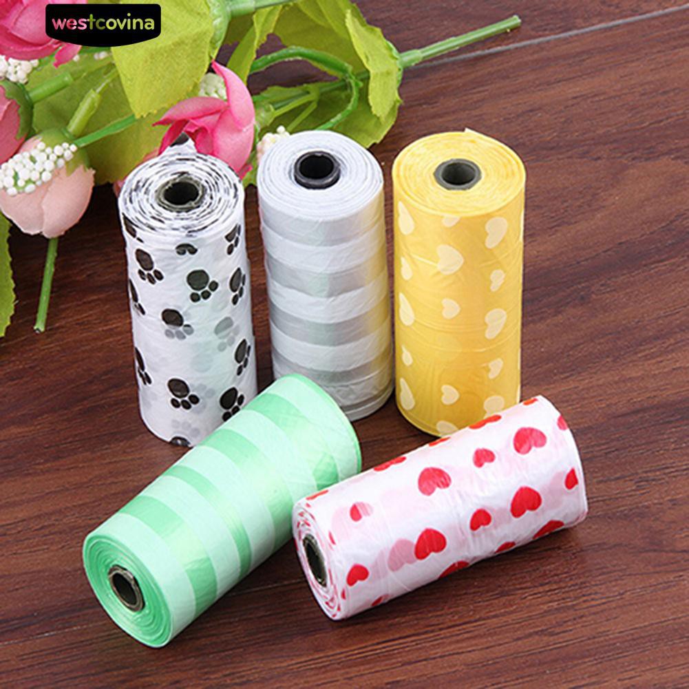 Cuộn 15 túi đựng phân thú cưng