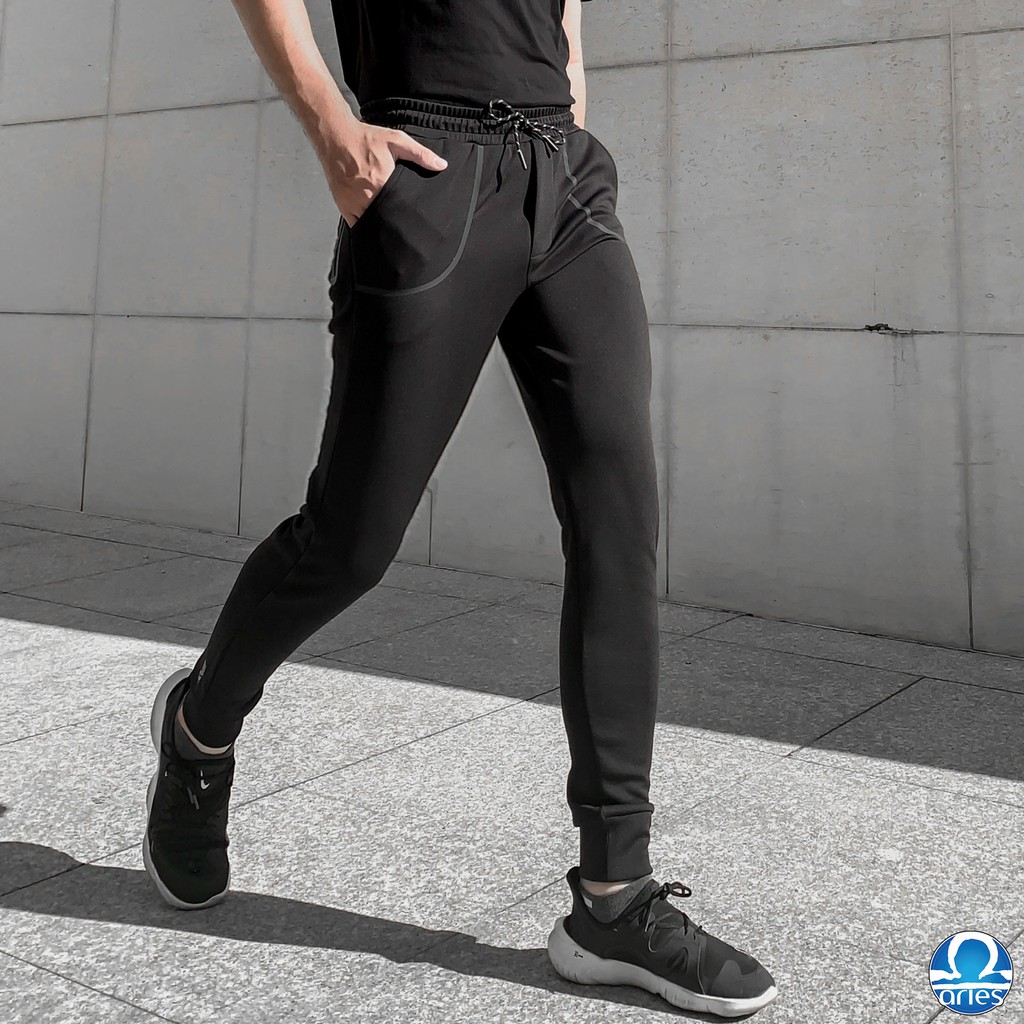 Quần dài nam thể thao INF.S Cuffed Jogger bo gấu , co giãn tốt , chất dày dặn - ARIES