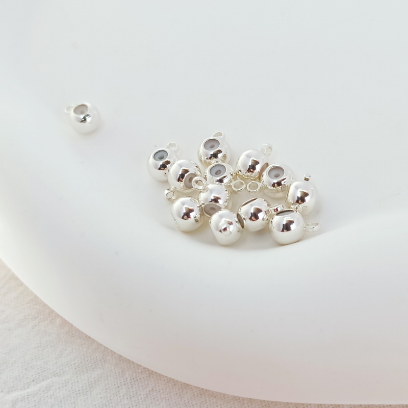 Phụ Kiện Vòng Silicone Mạ Bạc Làm Trang Sức DIY