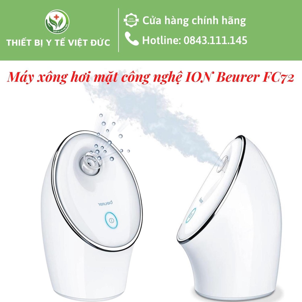 Máy Xông Hơi Da Mặt Beurer Công Nghệ Ion FC72 Chính Hãng