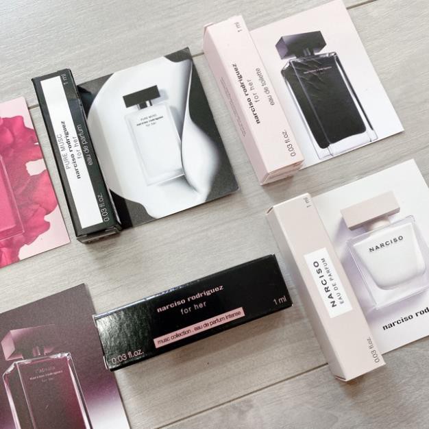 Vial Mẫu Thử Nước Hoa Mini Narciso Rodriguez For Her - Poudree - Pure Musc Đủ Loại Minisize 1ml | BigBuy360 - bigbuy360.vn