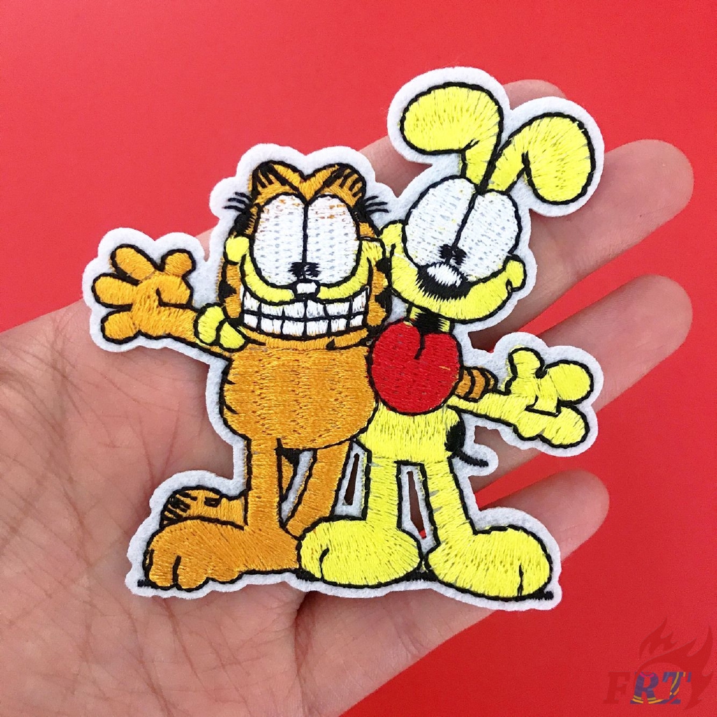 1 Sticker Ủi Thêu Hình Mèo Garfield / Odie / Poiky Diy Series 03