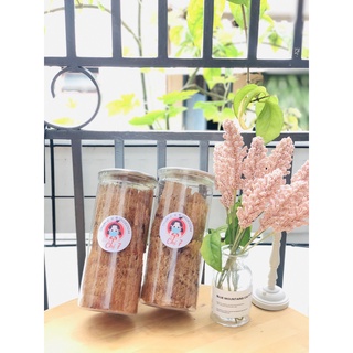 Mực cán tẩm gia vị cay, LOẠI 1, kèm tương ớt, hủ pet 200gr, Ăn vặt chị 7
