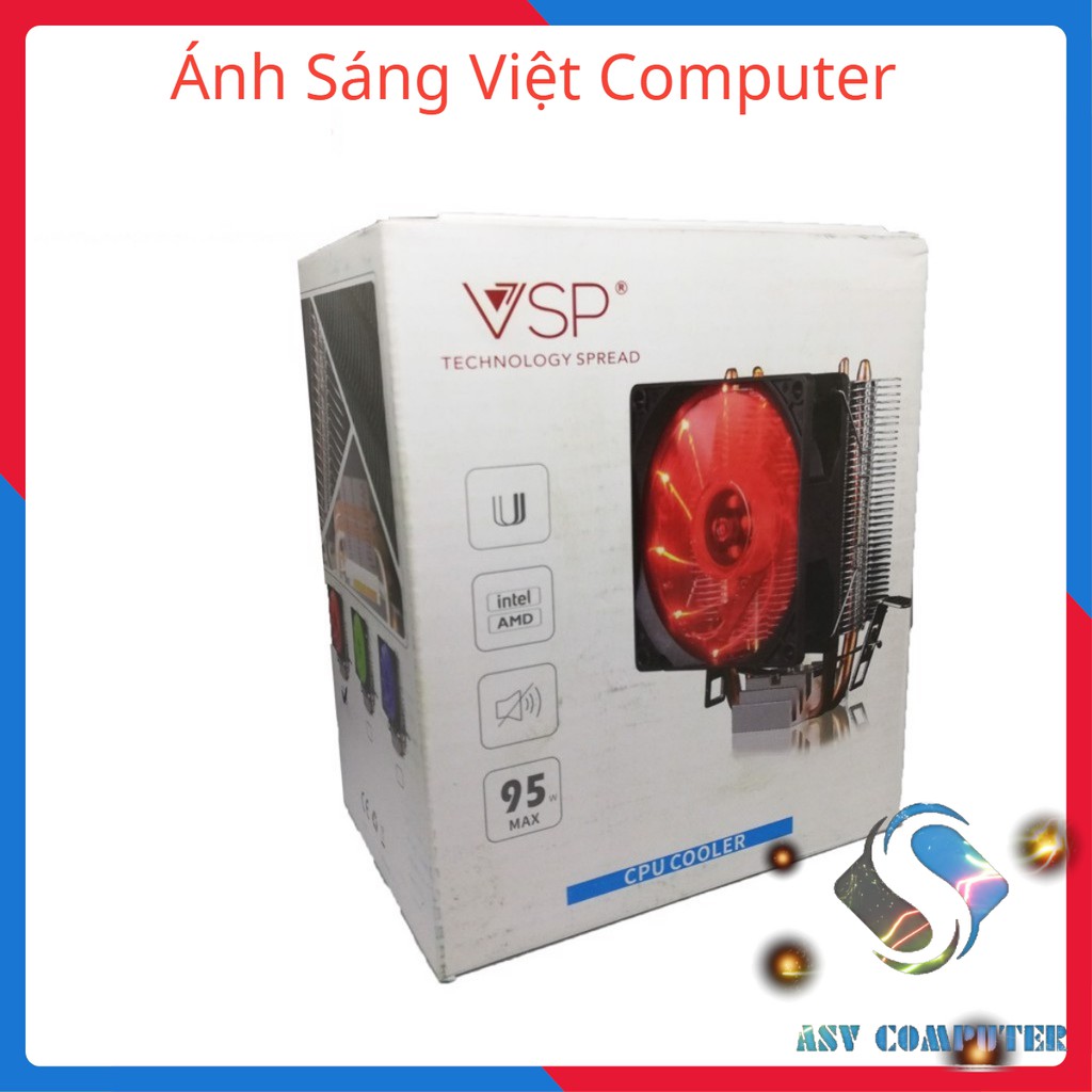 (HOT SALE) Fan CPU VSP-2U LED