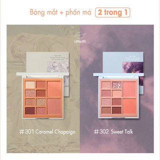 GT - Bảng Phấn Mắt Má 2 Trong 1