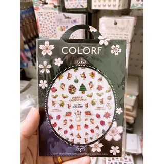sticker dán móng noel