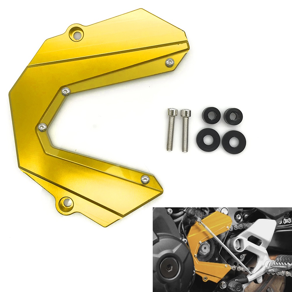 Phụ Kiện Bảo Vệ Xích Trước Bằng Nhôm CNC Cho Xe Mô Tô Yamaha MT-09 FZ-09 MT09 FZ09 2014-2019 2020 2021 Tracer900 Tracer 900 GT- XSR900 XSR 900