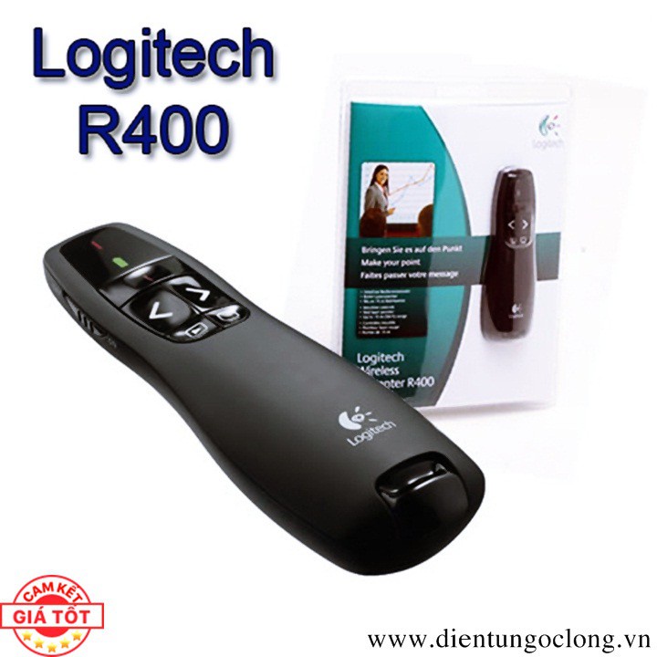 ∏Bút Thuyết Trình Logitech Wireless Presenter R400