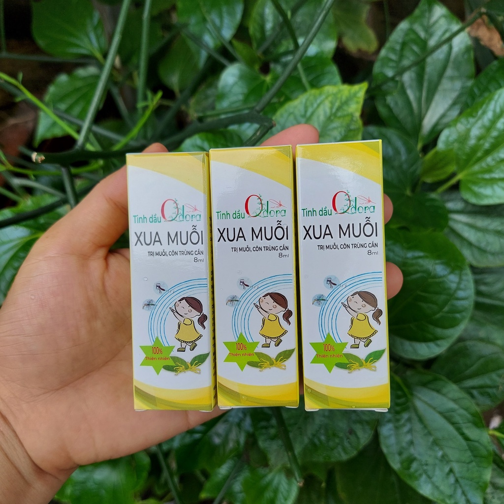 Combo 3 chai tinh dầu xua muỗi 100% thiên nhiên odora 8ml Better Life