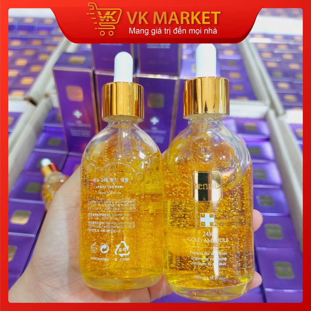 Serum vàng 24K Tenue Ampoule - Kem dưỡng nâng tông TENUE Tone up Cream Hàn Quốc - VK Market