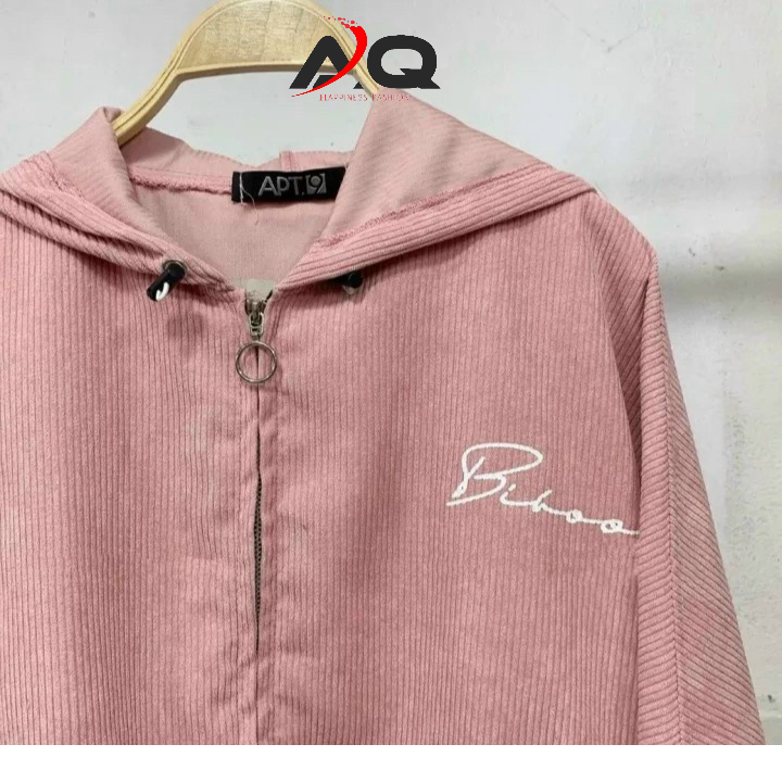 Áo Khoác varsity nhung tăm áo bomber Kaki Nam Nữ Vàng Cao Cấp Bao Nhiều Màu KK028 - QSTORE