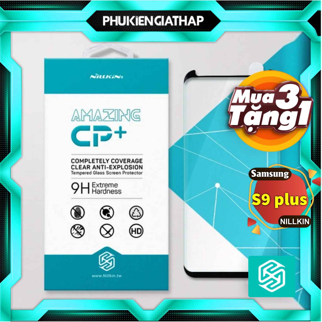 Kính cường lực cho Samsung Galaxy S9 Plus hiệu Nillkin.tw