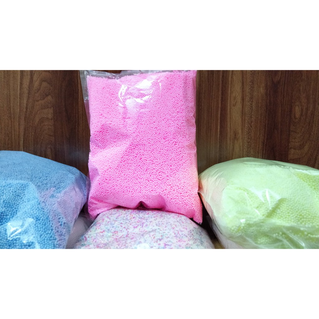 50g, 100g HẠT XỐP MÀU cỡ 1-2 ly siêu đẹp , dùng làm slime, trang trí hộp quà🎁🎉